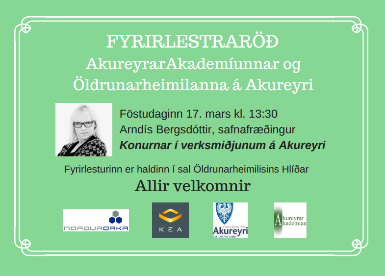 Konurnar í verksmiðjunum á Akureyri