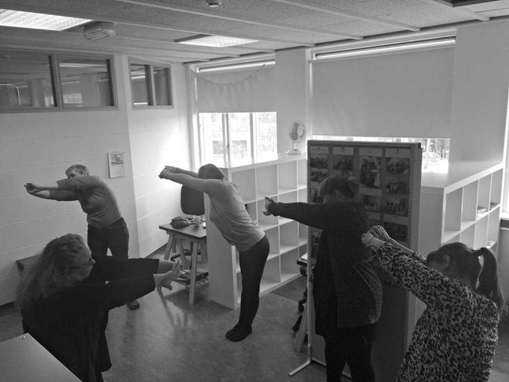 Hádegisleikfimi í AkureyrarAkademíunni